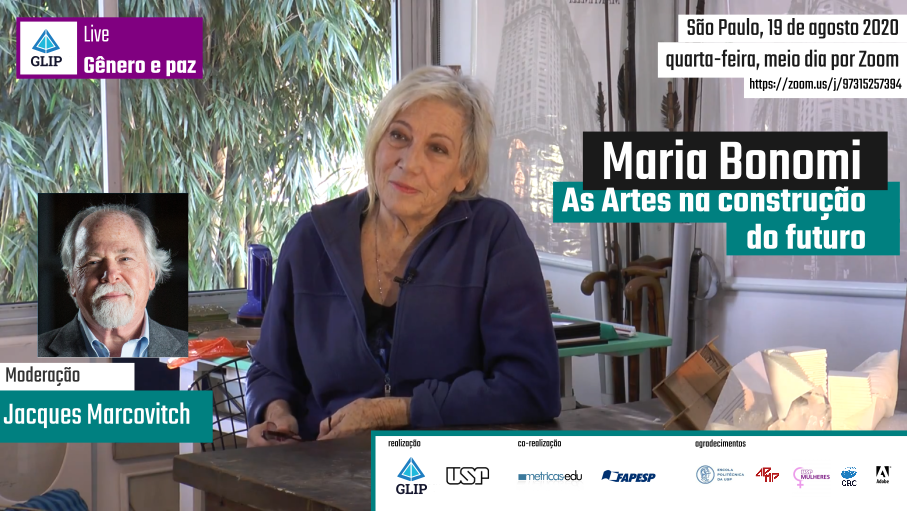 Maria Bonomi As artes na Construção do Futuro. Moderação de Jacques Marcovitch